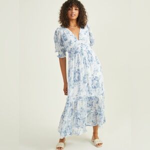 Altar’d state floral v neck maxi dress - XS